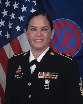 Command Sgt. Maj. Maria A.J. Baird, 9th Mission Support Command, Command Sergeant Major
