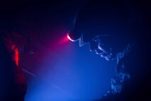 U.S. Marine Corps Lance Cpl. Kai Robinson participates in a mass casualty simulation at the Tactical Medical Simulation Center on Camp Hansen, Okinawa, Japan, August 1, 2019. The Tactical Combat Casualty Care course teaches first responders to treat casualties in the proper order, treating the most critical situations first to reduce deaths at the point of injury. Robinson, a native of Falcon, Colorado, is a bulk fuel specialist with Combat Logistics Battalion 31, 31st Marine Expeditionary Unit. (U.S. Marine Corps photo by Lance Cpl. Isaiah Campbell)