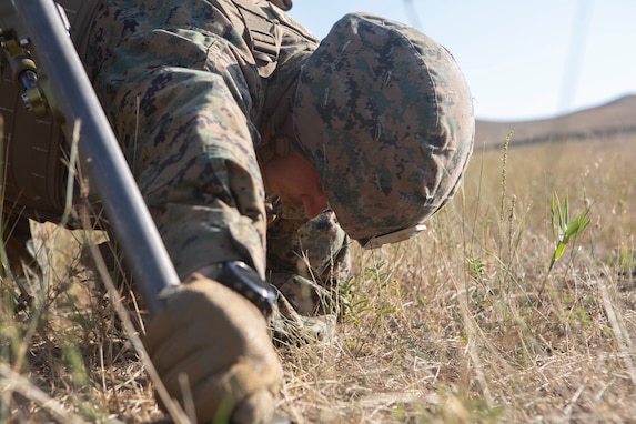 U.S. Marine with Marine Rotational Force-Europe