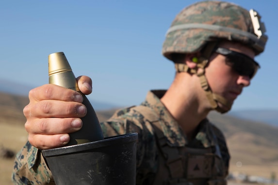 U.S. Marine with Marine Rotational Force-Europe