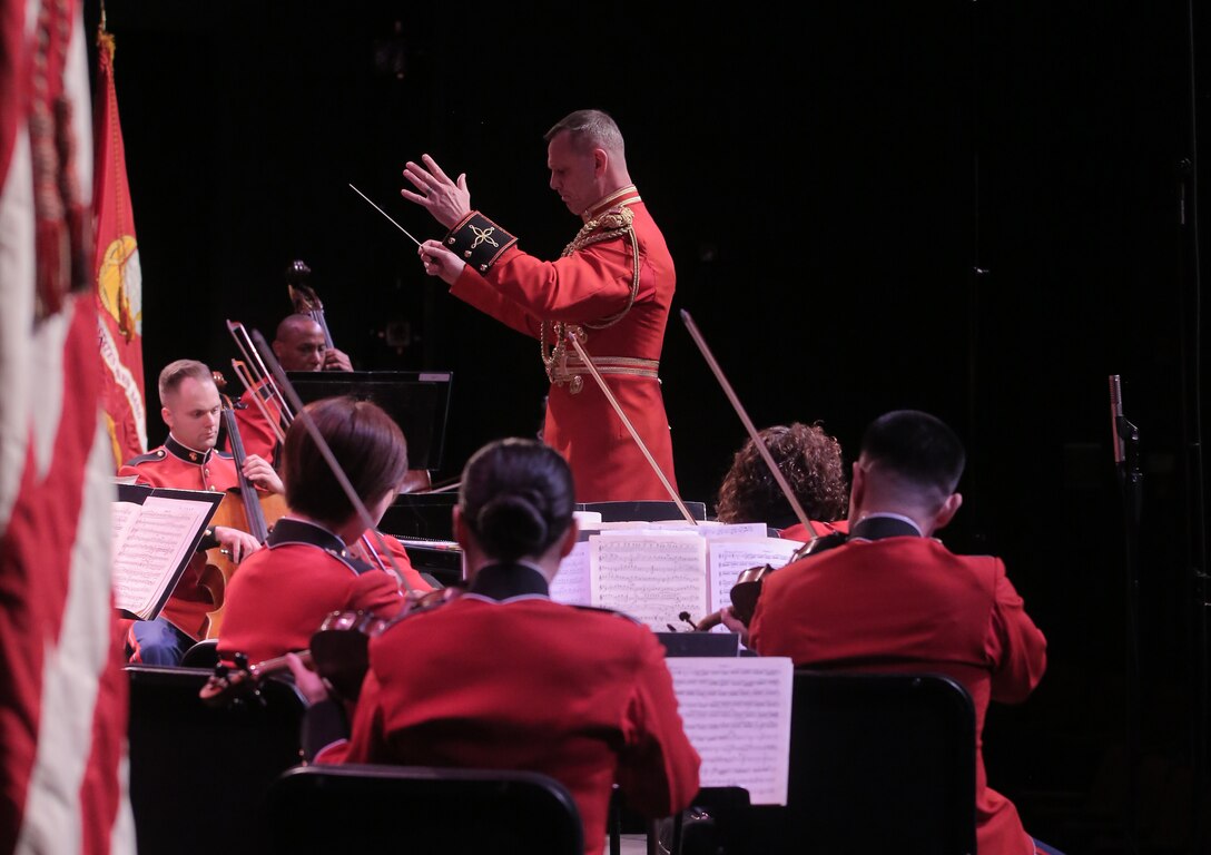 On March 3, 2019, the Marine Chamber Orchestra played a concert under the direction of Captain Bryan P. Sherlock at Northern Virginia Community College.