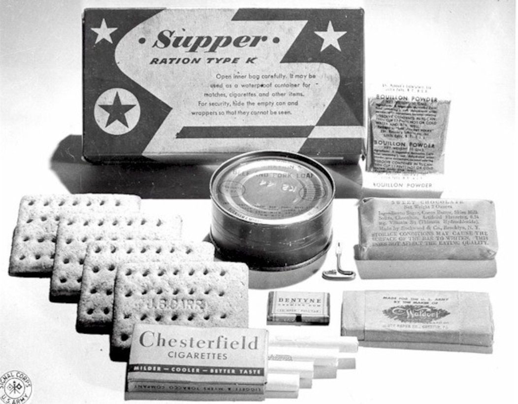 K-Rations used during World War II.