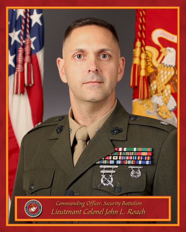 Lieutenant Colonel John L. Roach > Marine Corps Base Quantico > Biography