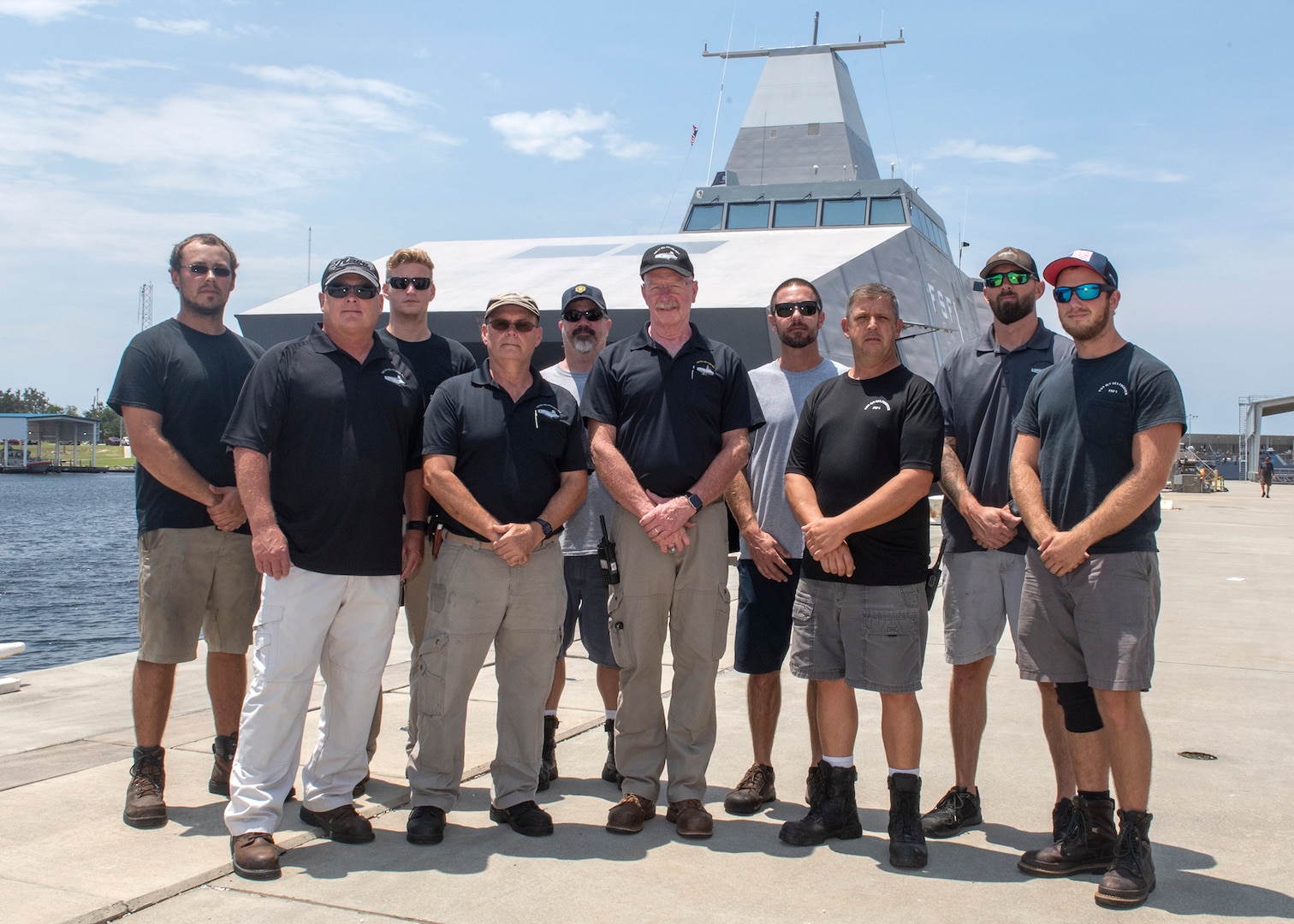 The Sea Fighter (FSF-1) team from Naval Surface Warfare Center Panama City Division, rescued three individuals after their vessel began taking on water July 10.