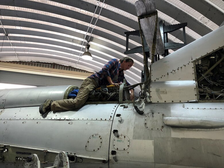 Staff Sgt. Clara Mailloux of the 446th Maintenance Squadron, led a team as they reconstructed the aircraft’s major aesthetic assemblies such as fuselage, tail and wings. The project will eventually help create jobs to over 70 South African women and cover their children’s education costs.  
(Courtesy photo)