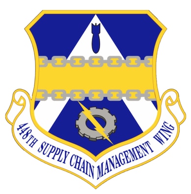 448th Supply Chain Management Wing shield graphic