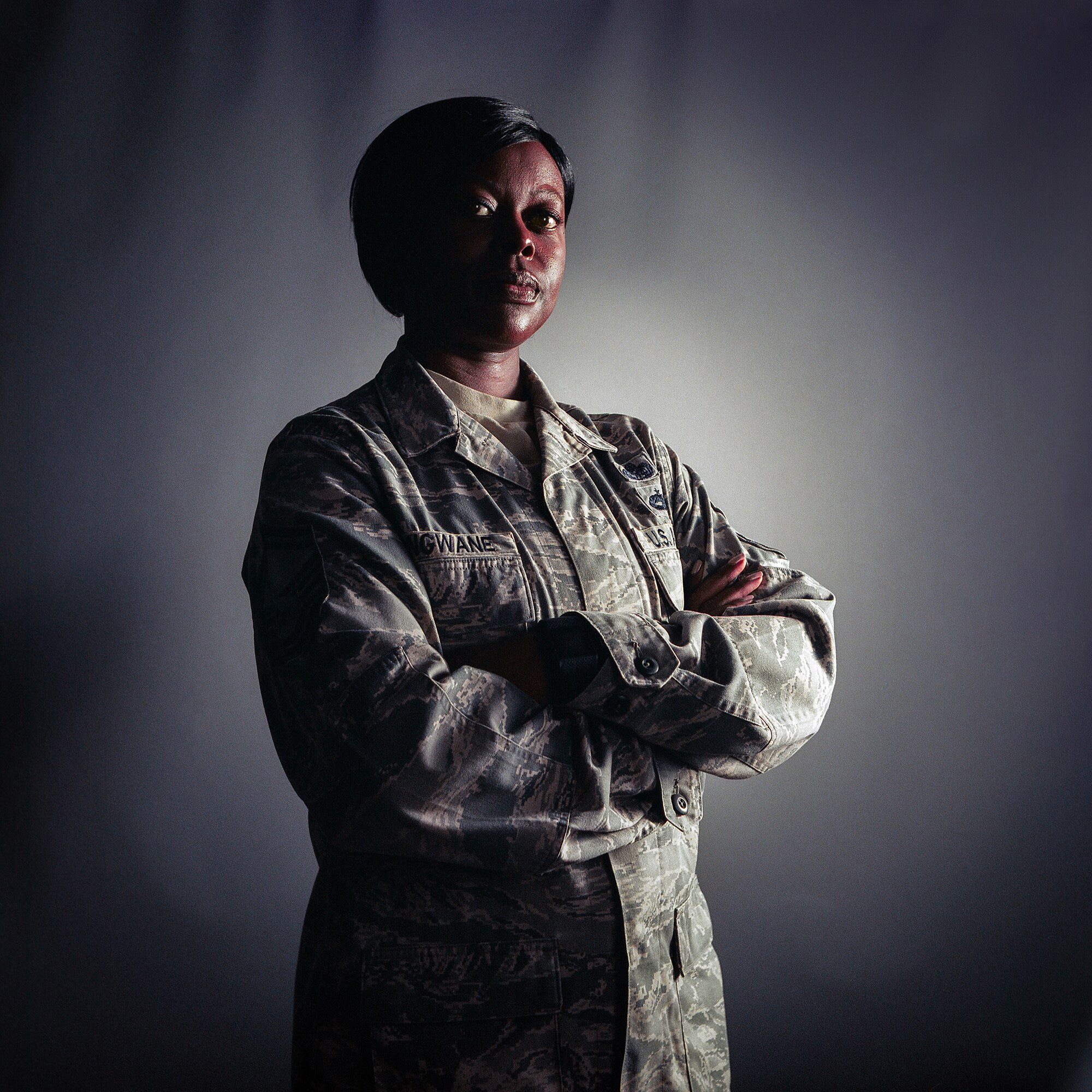 Senior Master Sgt. Sylvetris Hlongwane, a paralegal assigned to the 11th Air Force at Joint Base Elmendorf-Richardson, Alaska, was recently recognized as one of the U.S. Air Force’s 12 Outstanding Airmen of the Year. Hlongwane served as a weapons loader before reclassing to the legal field 12 years ago.