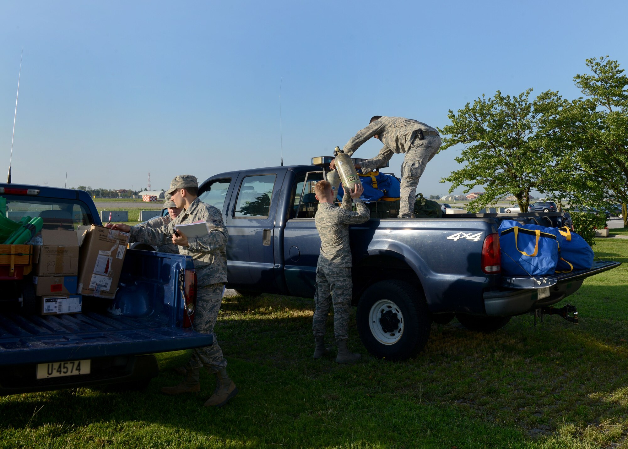 On Aug. 9, BE participated in exercise Ready EAGLE in order to hone their skills as hazard responders.