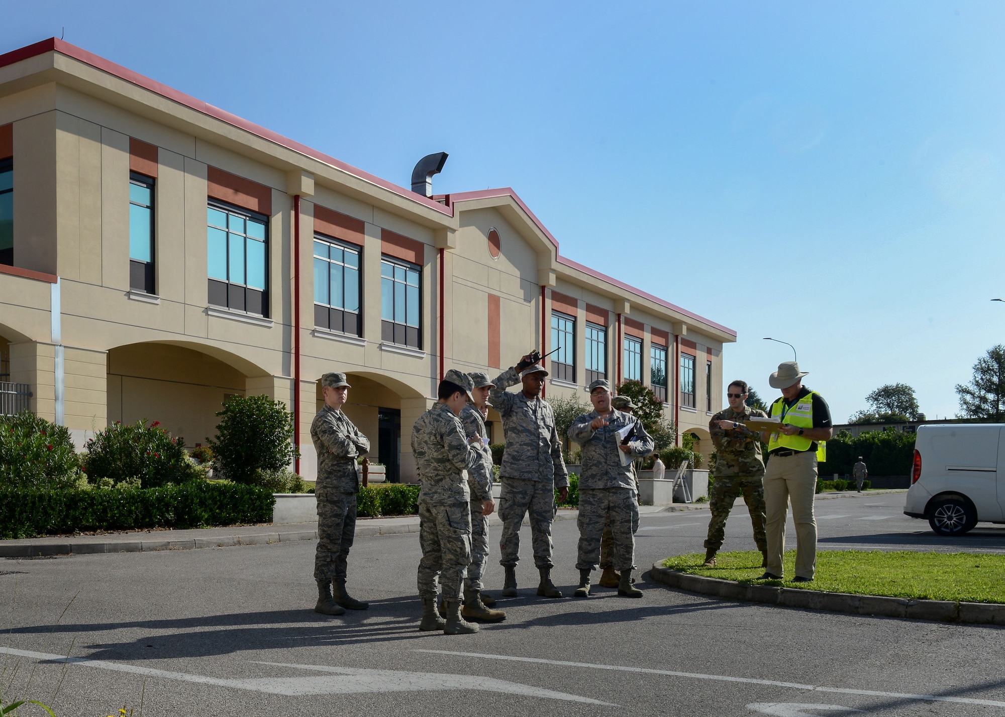 On Aug. 9, BE participated in exercise Ready EAGLE in order to hone their skills as hazard responders.