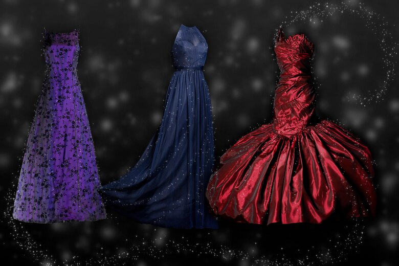 air force ball dresses