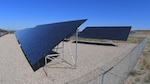 Construction of a new 3.55 MW solar array was completed June 2019 at Hill Air Force Base, Utah. The array feeds directly into the electric grid adding to the base's existing renewable energy prodcution capability and was one of several projects that contributed to the base's energy office earning the 2019 Federal Energy and Water Management Award from the U.S. Department of Energy. (U.S. Air Force photo by Todd Cromar)