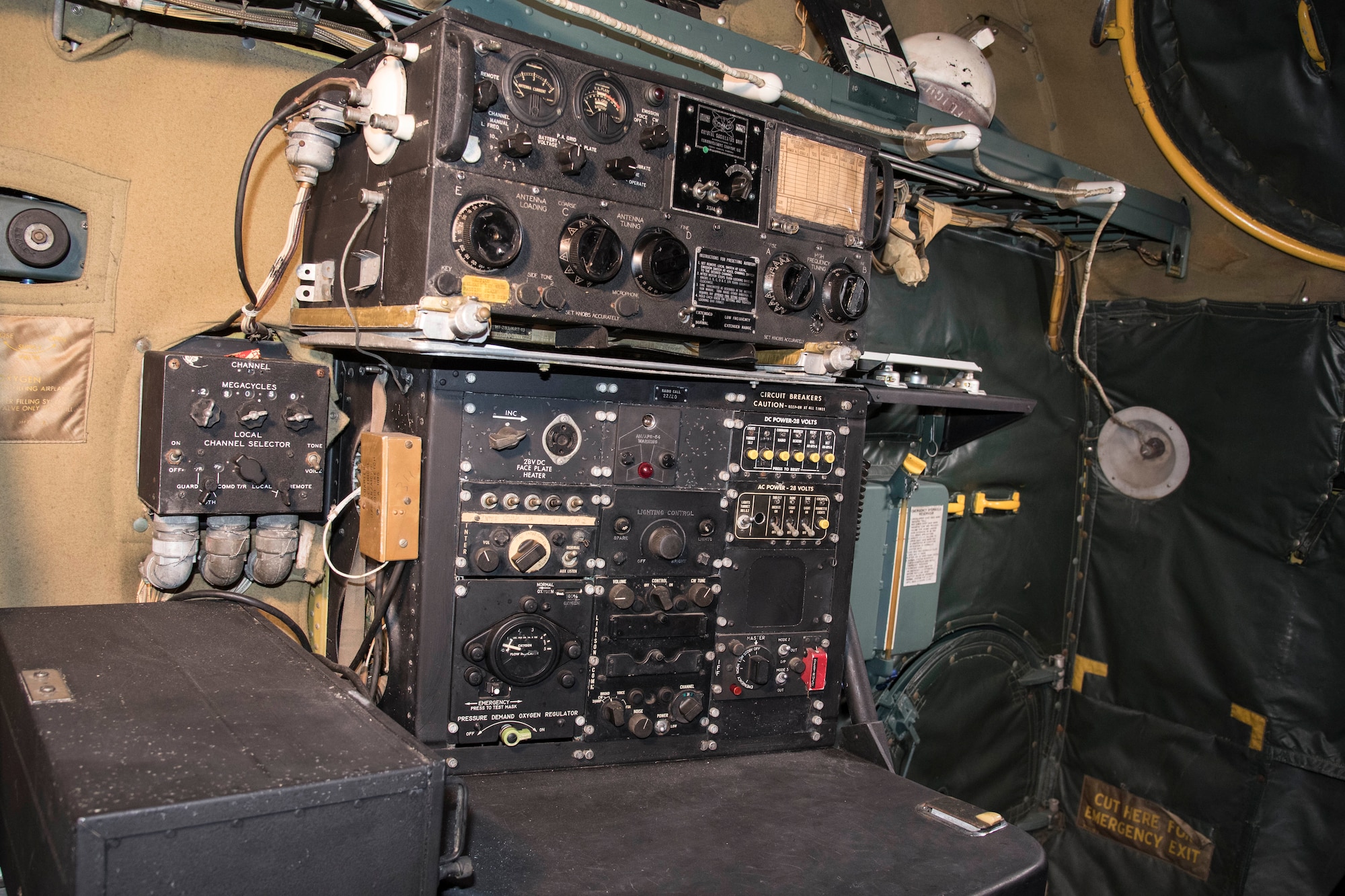 DAYTON, Ohio - Convair B-36J Peacemaker Radio Operator's Station at the National Museum of the U.S. Air Force. (U.S. Air Force photo by Ken LaRock)