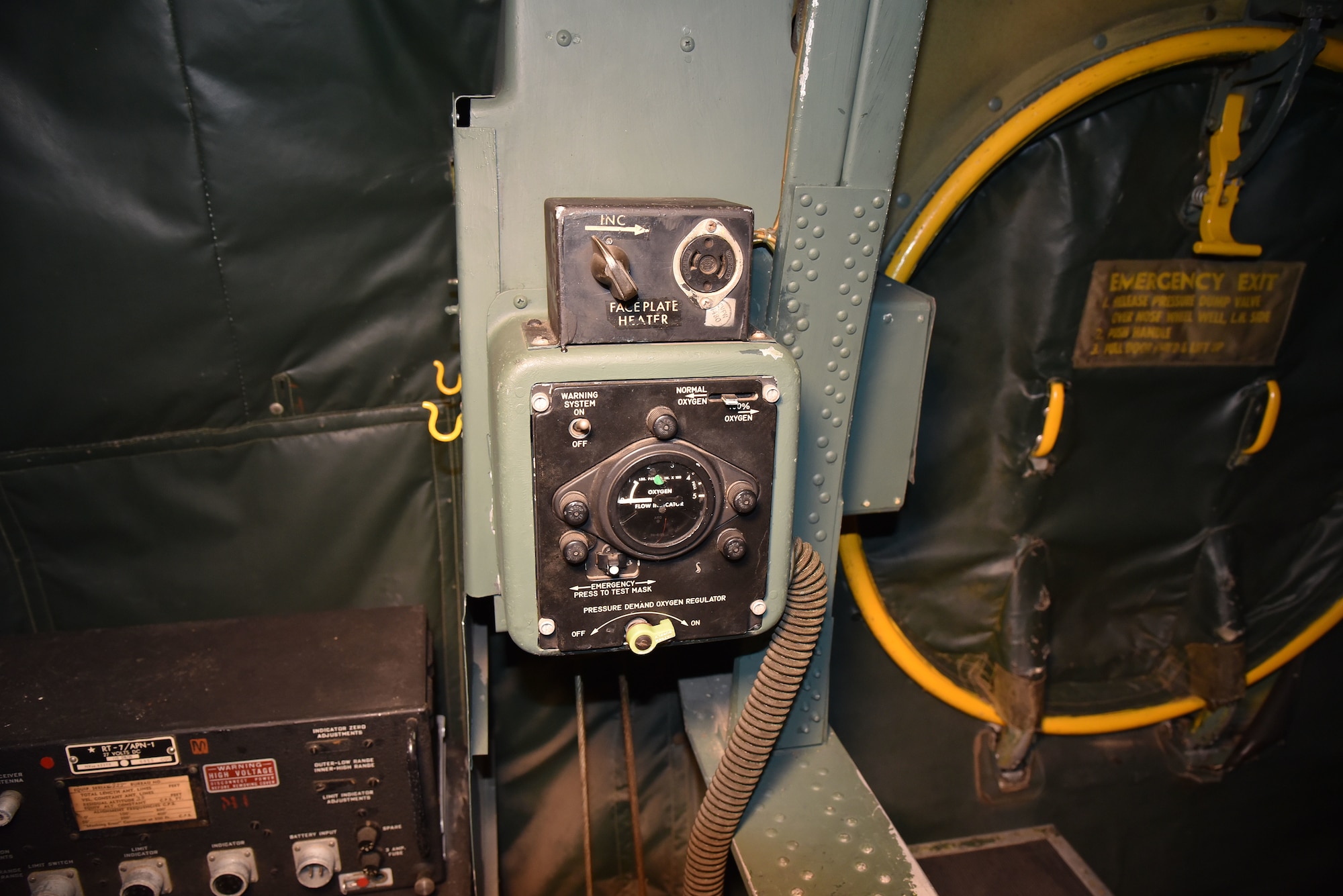 DAYTON, Ohio - Convair B-36J Peacemaker Radio Operator's Station at the National Museum of the U.S. Air Force. (U.S. Air Force photo by Ken LaRock)