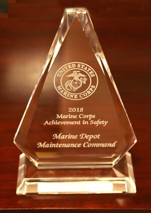 MDMC earns 2018 Marine Corps Ground Safety Award (Group III).  PP-A earns MARCORLOGCOM 2018 Ground Safety Excellence Award.