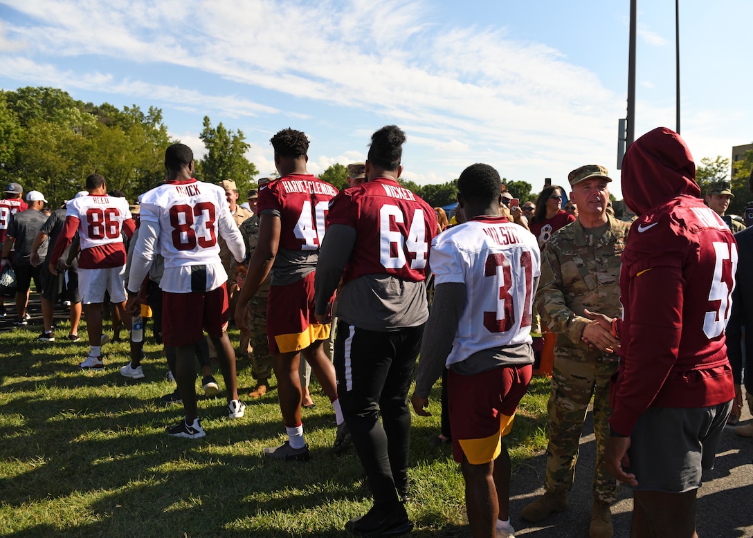 Redskins moving down the line