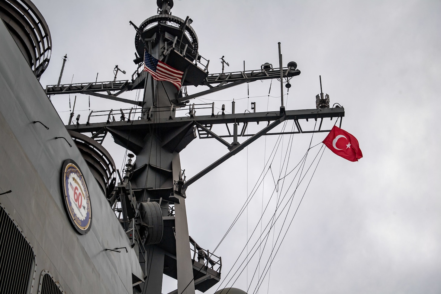 USS Porter Departs Black Sea
