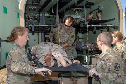 Army Reserve Firefighter and Medical Soldiers participate in CSTX-19-04