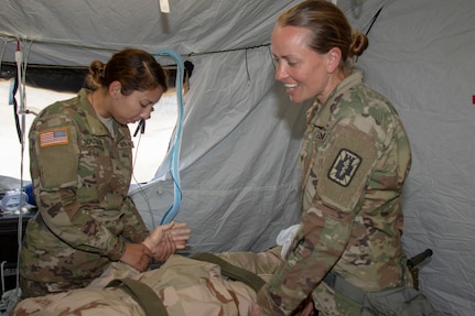 Army Reserve Firefighter and Medical Soldiers participate in CSTX-19-04