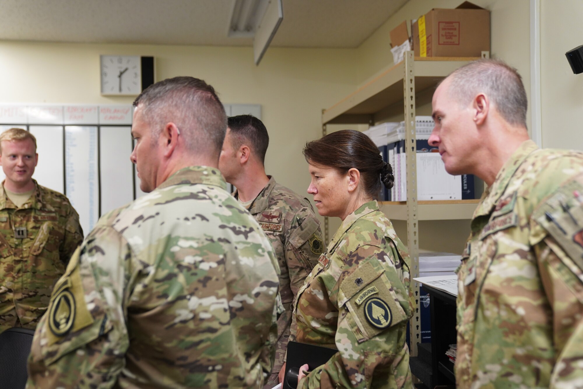 Brig. Gen. Brenda Cartier, Air Force Special Operations Command director of operations, and Chief Master Sgt. Christian Hendrick AFSOC operations chief enlisted member, visited the 353rd SOG as part of an INDOPACOM immersion visit.