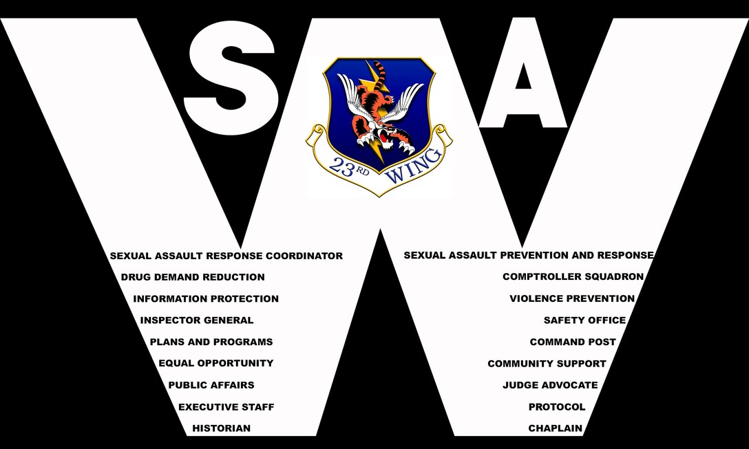 The Wing Staff Agency (WSA) serves as the foundation for the 23d Wing at Moody Air Force Base, Ga. WSA provides critical support to the wing and tenant units as well as a wide variety of services to members of Team Moody. (U.S. Air Force photo illustration by Senior Airman Erick Requadt)