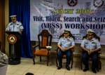 190819-N-FV739-0019
MANILA, Philippines (Aug. 19, 2019) U.S. Coast Guard Cmdr. David Negron-Alicea, Defense Threat Reduction Agency maritime advisor for U.S. Embassy Manila, delivers keynote remarks during the visit, board, search and seizure (VBSS) workshop as part of Southeast Asia Cooperation and Training (SEACAT) 2019 at the Philippine Coast Guard Headquarters in Manila. This year marks the 18th iteration of SEACAT, which is designed to enhance maritime security skills by highlighting the value of information sharing and multilateral coordination. (U.S. Navy photo by Mass Communication Specialist 2nd Class Christopher A. Veloicaza/Released)