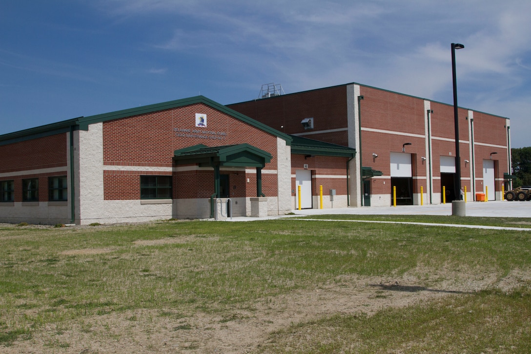 The Delaware National Guard held a ribbon-cutting ceremony to open a new, $12 million state-of-the-art Field (Vehicle) Maintenance Shop, at the Dagsboro Readiness Center, Del., July 13, 2018.