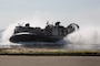 U.S. Navy landing craft, air cushion arrive with heavy equipment to be used for UNITAS LX on the Brazilian Marine Corps Base of Ilha do Governador, Brazil, Aug. 18, 2019. This equipment is used to aid in supporting humanitarian assistance and disaster relief scenarios. UNITAS is the world’s longest-running, annual exercise and brings together multinational forces from 11 countries to include Brazil, Colombia, Peru, Chile, Argentina, Ecuador, Panama, Paraguay, Mexico, Great Britain and the United States. The exercise focuses on strengthening the existing regional partnerships and encourages establishing new relationships through the exchange of maritime mission-focused knowledge and expertise during multinational training operations.
