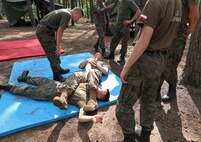 U.S. Soldiers train Poland's future defenders