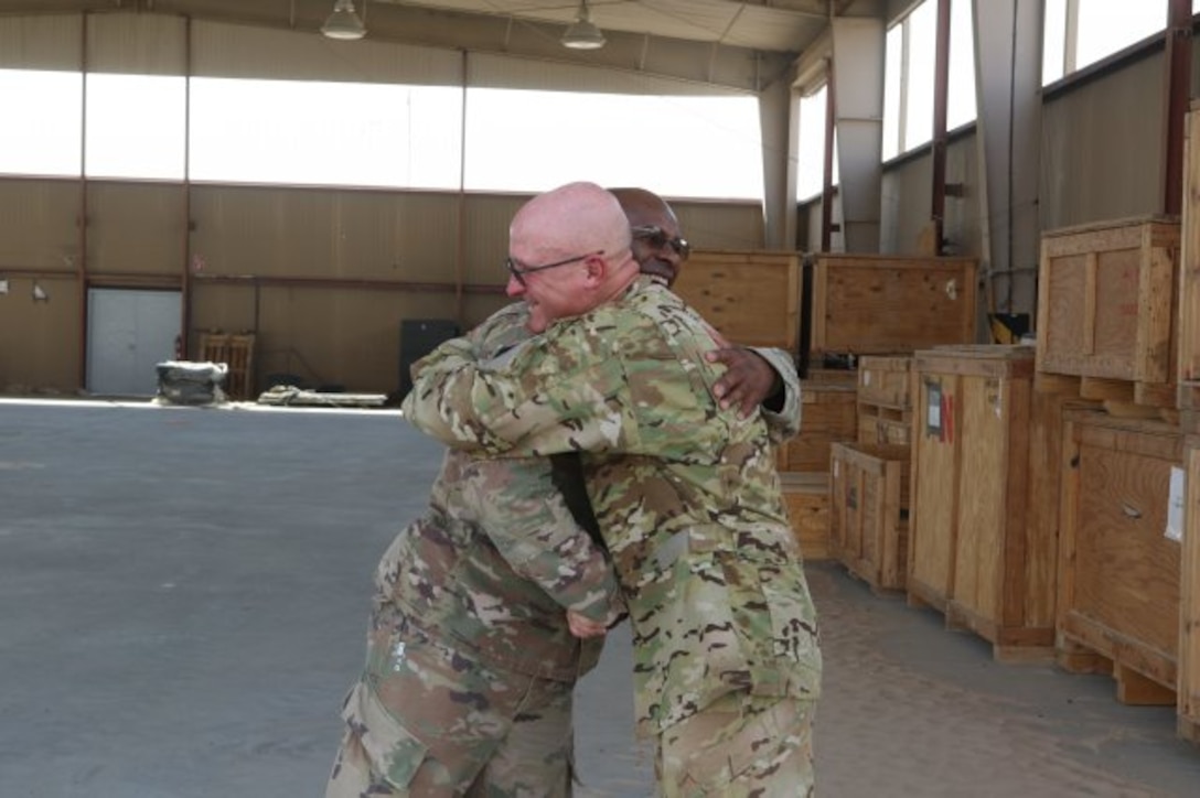 Soldiers assigned to the 449th Combat Aviation Brigade traveled more than 6,300 miles in order to support Operations Inherent Resolve and Spartan Shield from Nov. 2017 to Aug. 2018.