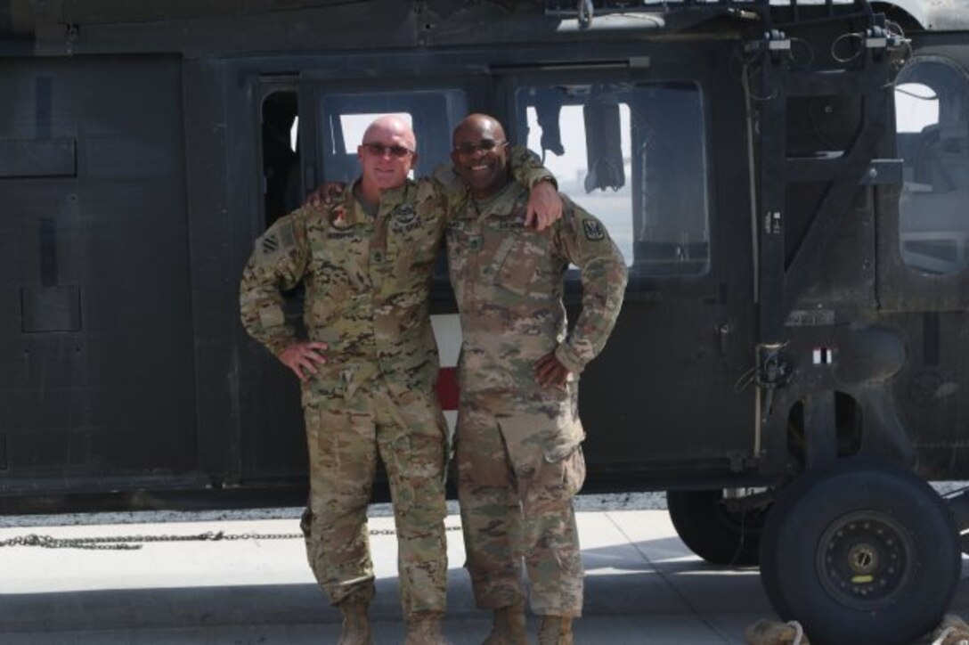 Soldiers assigned to the 449th Combat Aviation Brigade traveled more than 6,300 miles in order to support Operations Inherent Resolve and Spartan Shield from Nov. 2017 to Aug. 2018.