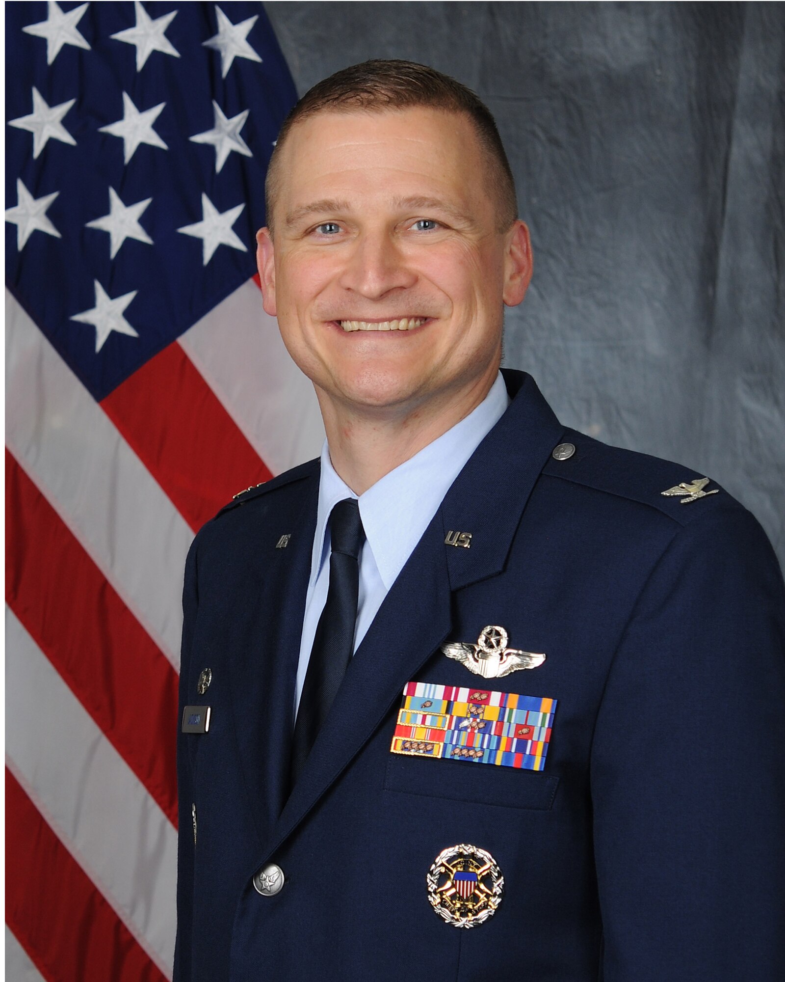 Col. Douglas Jackson, 621st Contingency Response Wing commander, shares some thoughts on the Air Force core values. (Courtesy Photo)