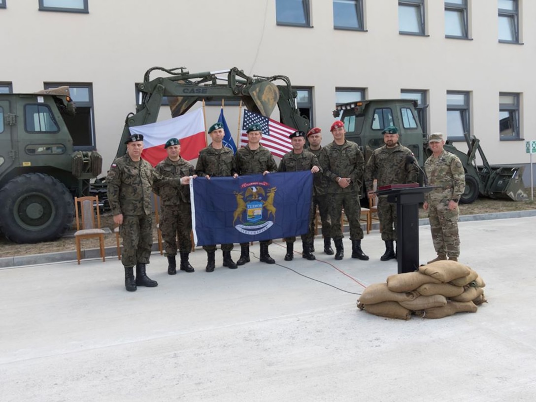 The Delaware Army National Guard’s 160th Engineer Company wrapped up their Annual Training in Poland, during their support of Operation Resolute Castle.