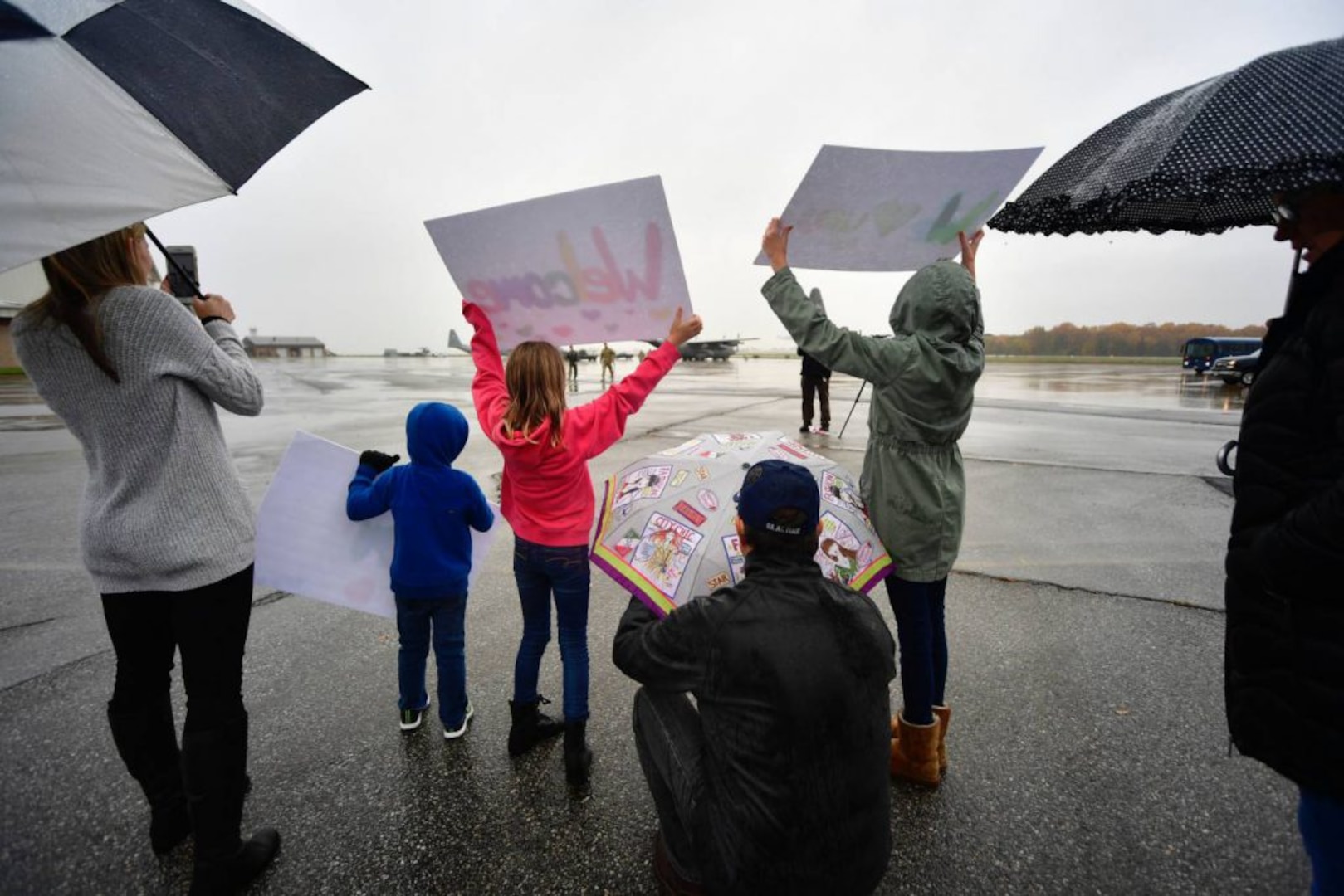 The Delaware National Guard and local community welcomed home nearly 150 Citizen Airmen and Soldiers during multiple homecoming events, Nov. 5-10, 2018.