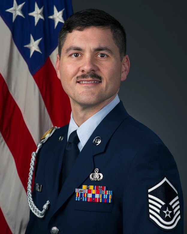 Official Photo of TSgt. Tim Shaw of the Band of the Golden West, Travis AFB, CA.