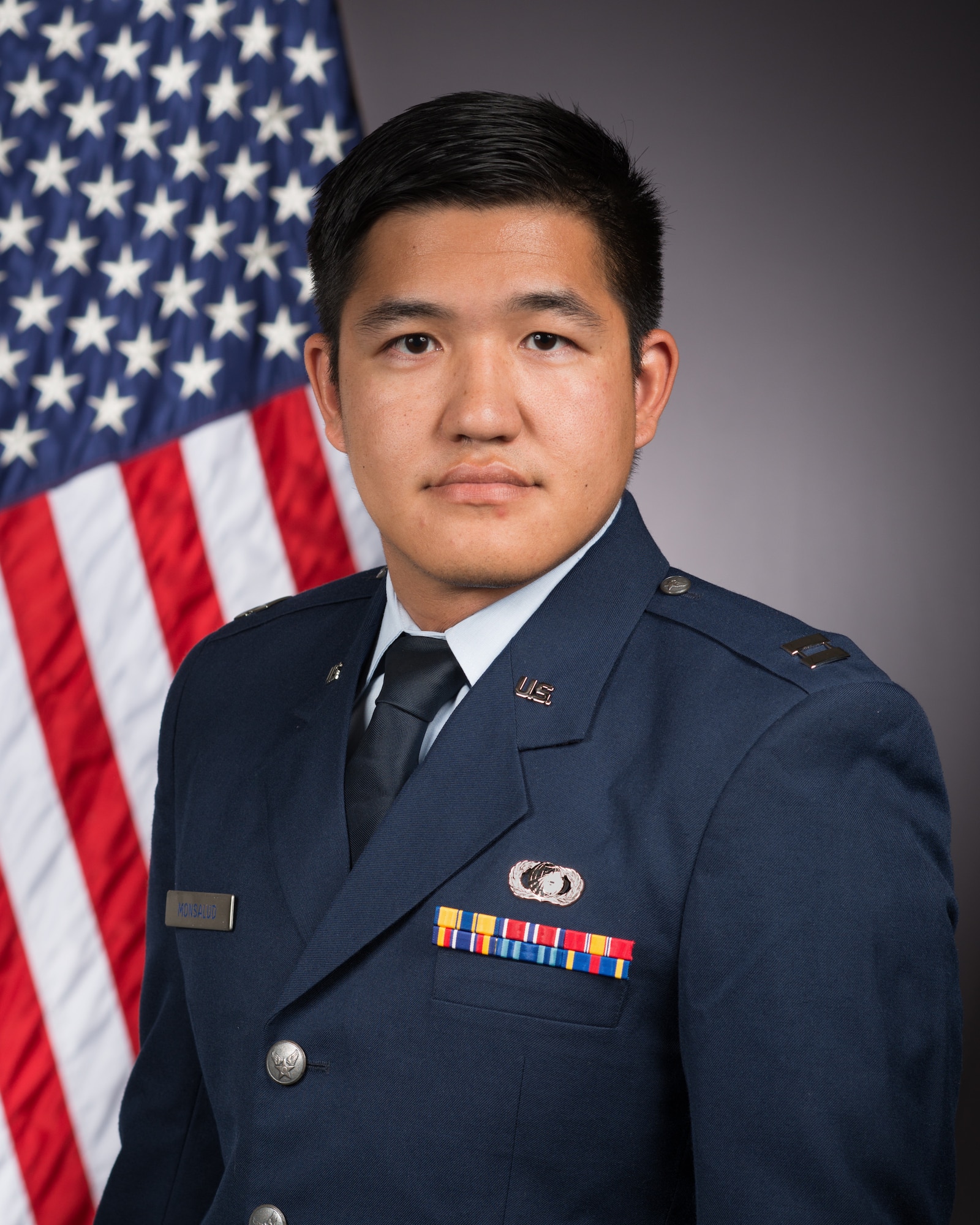 Capt. Dharyl Monsalud, deputy chief of the AFRL Aerospace Systems Directorate Combustion Devices Branch, received the Technical/Research/Business Achievement award from the Society of Asian Scientists and Engineers for his work in space technologies. (U.S. Air Force photo)