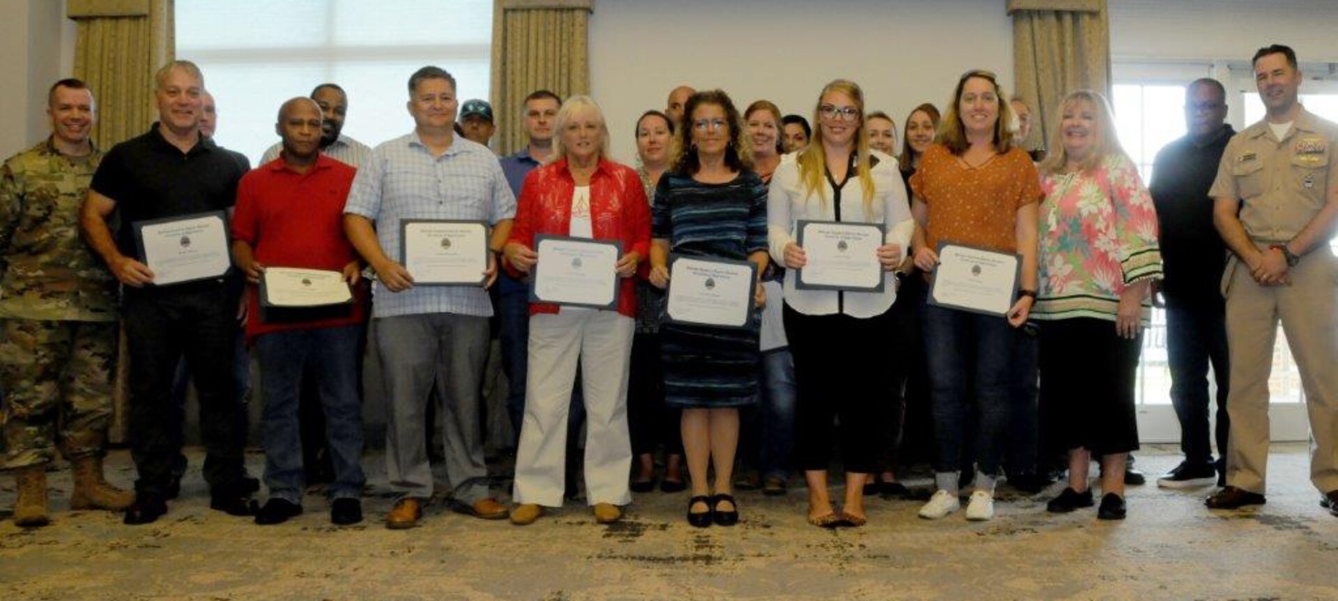 General recognizes employees for performance