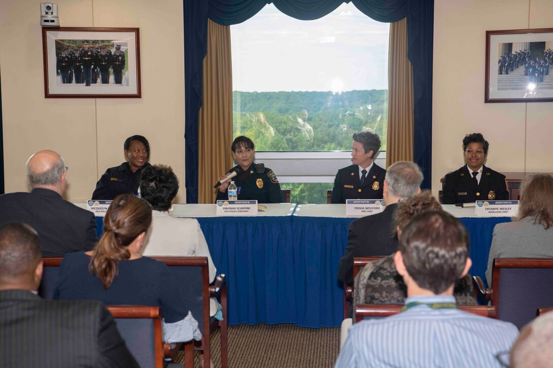 Four women served on a panel during Women’s Equality Day.
