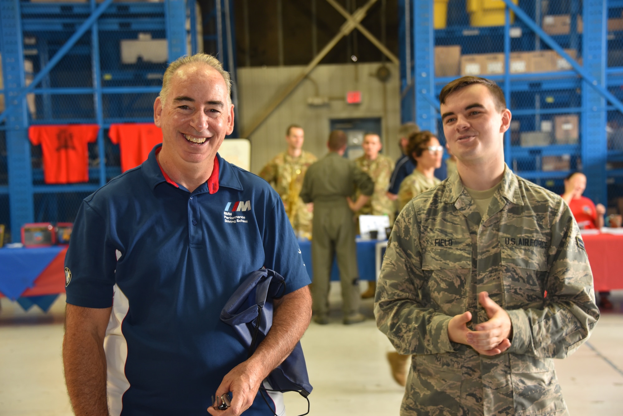 The 305th Operations Support Squadron celebrated the 75th Anniversary of the 305th Operations Support Squadron’s heritage, which was united from two squadrons – the 305th Airdrome Squadron and the 305th OSS with a Silver Carpet Day on August 16, 2019 at Joint Base McGuire-Dix-Lakehurst, N. J. 305th OSS sections such as the Radar Approach Control, Airfield Management, Host Aviation Resource Management (HARM) office, Radar Airfield and Weather Systems (RAWS) Deployable Radar, Airfield and Weapons Systems (dRAWS), Combat Crew Communications, Weather flight and Aircrew Flight Equipment (AFE) created informative posters and answered questions from their respective booths from visitors.  (U.S. Air Force photo by Staff Sgt. AJ Hyatt)