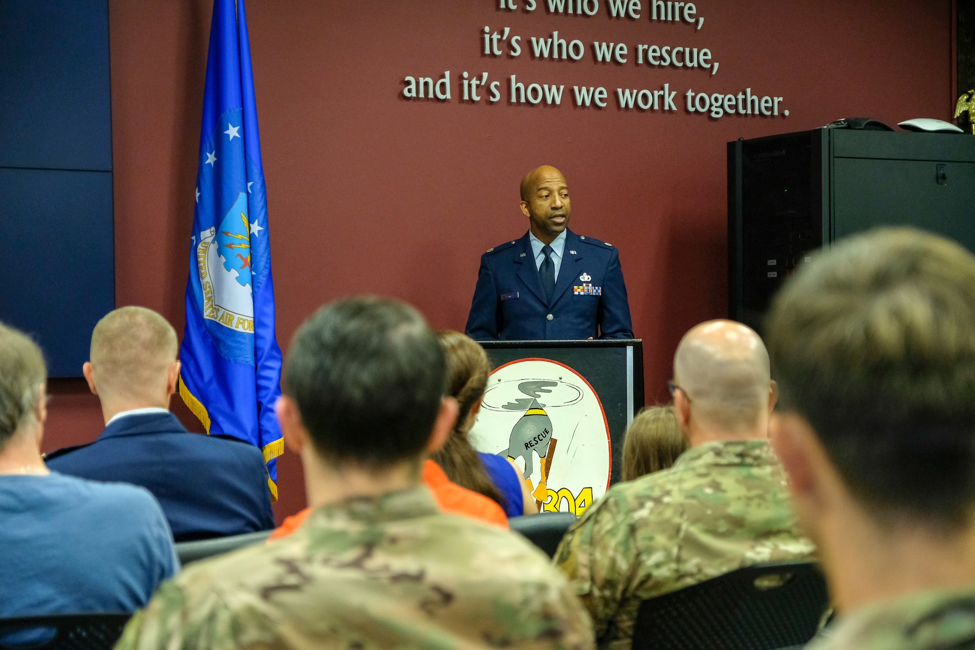 Major Niul S. Manske Assumes Command of the 304th Rescue Squadron