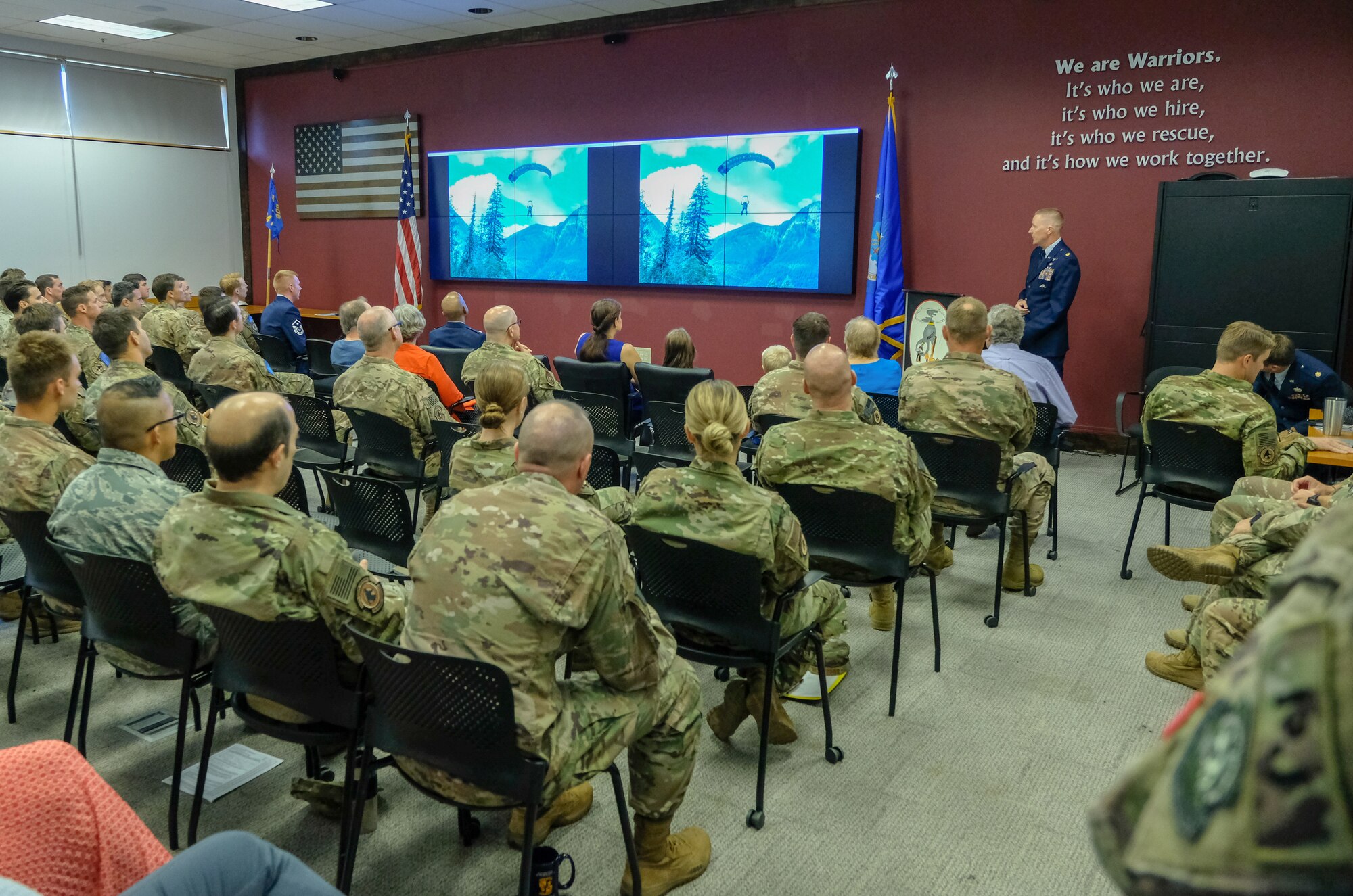 Major Niul S. Manske Assumes Command of the 304th Rescue Squadron