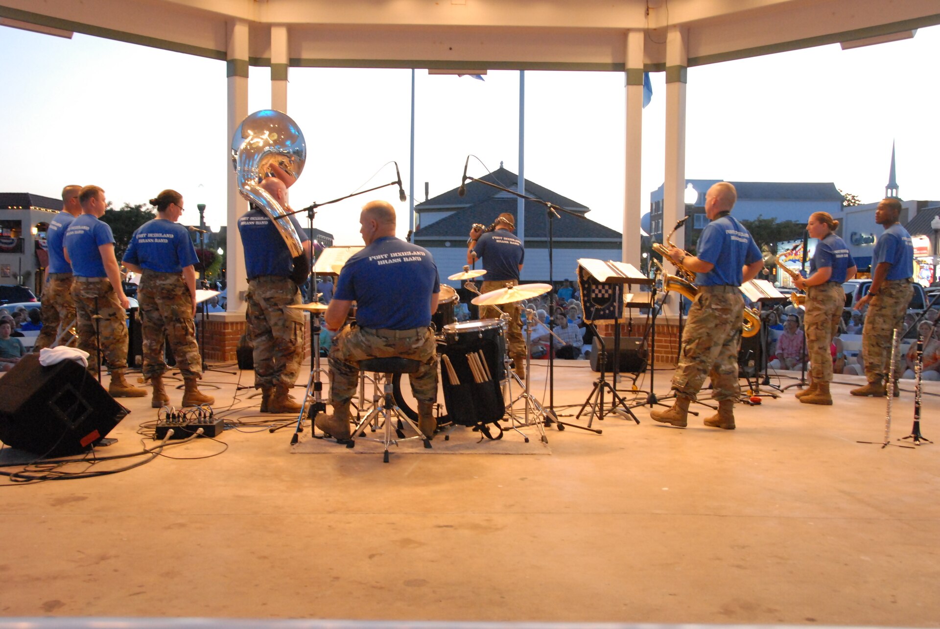 U.S. Army Band Swirls Up a Storm at The Beach