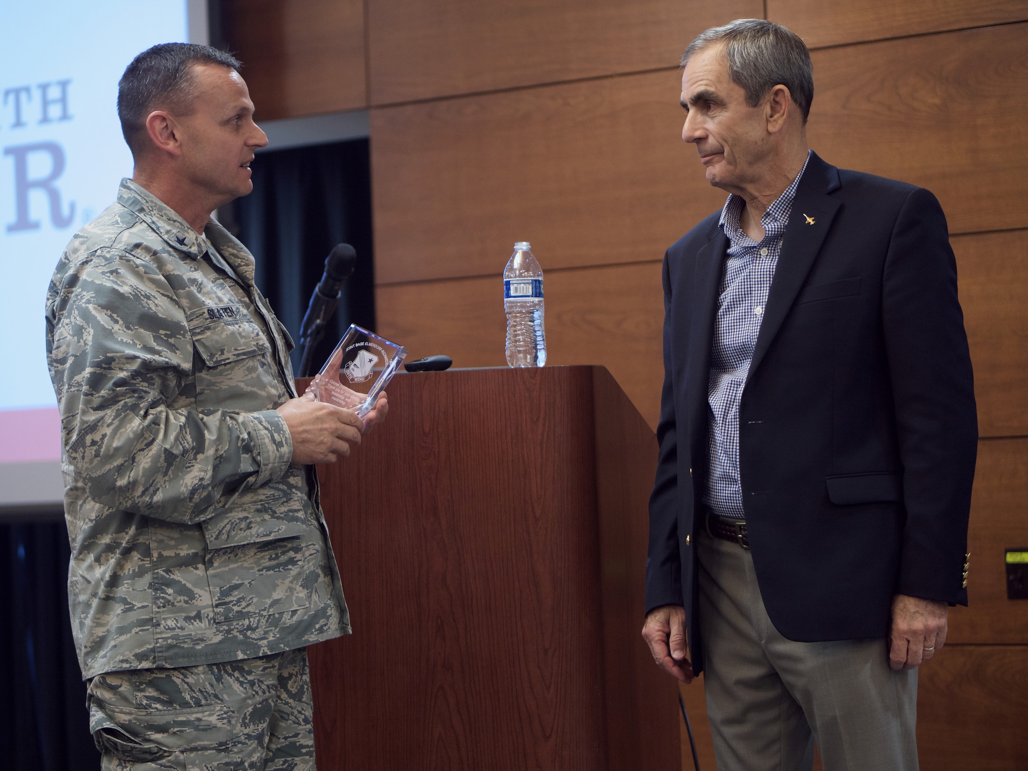 Former POW, fighter pilot shares leadership wisdom
