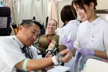 Donating blood; one force saving lives