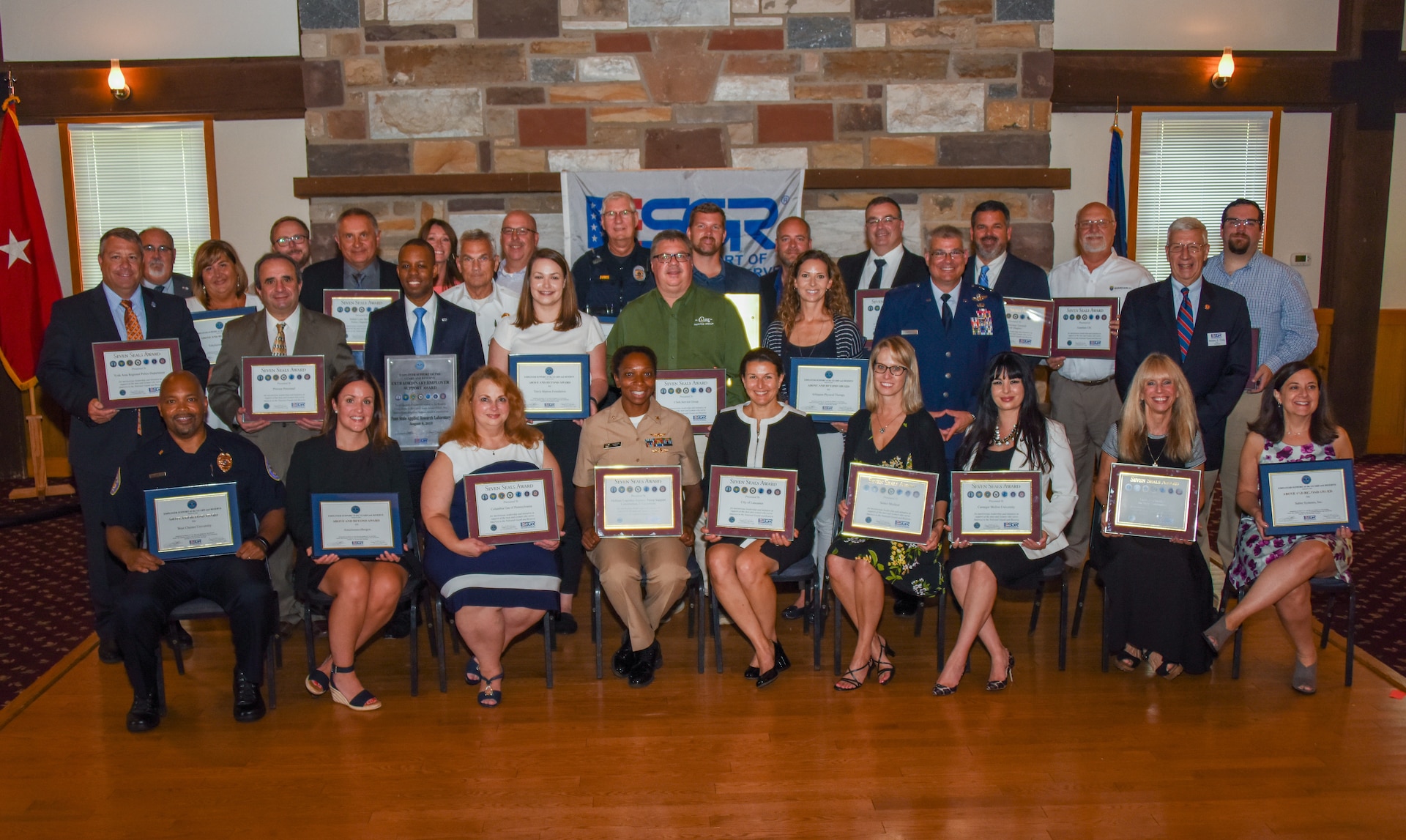 Maj. Gen. Tony Carrelli, Pennsylvania’s adjutant general
and head of the Department of Military and Veterans Affairs (DMVA), delivered the keynote address and presented awards during the Employer Support of the Guard and Reserve of Pennsylvania (ESGR) Employer Awards
Luncheon, Aug. 8, 2019.