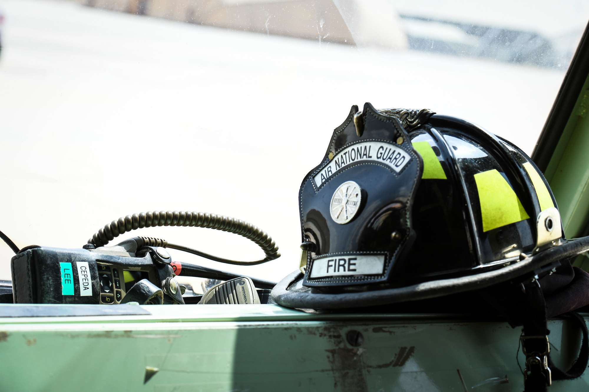 Firefighters from the 407th Expeditionary Civil Engineer Squadron participated in an airfield exercise at Ahmed al-Jaber Air Base, Kuwait, Aug. 16, 2019.