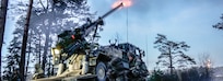 French soldiers fire their artillery gun March 7, 2019 at the Grafenwoehr Training Area during exercise Dynamic Front 19.