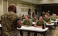 Sailors from Joint Base McGuire-Dix-Lakehurst, New Jersey attend the “Full Time Support” discussion at Naval Air Engineering Station Lakehurst Flight Deck on Aug. 15, 2019. This was part of the Garden State Petty Officer Second Class Symposium designed to build leadership foundations for E-4’s and E-5’s in the U.S. Navy. (U.S. Air Force photo by Airman 1st Class Shay Stuart)