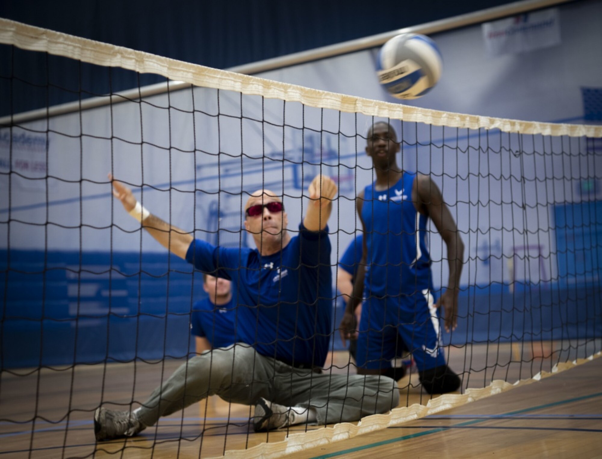 Wounded Warrior Strikes volleyball.