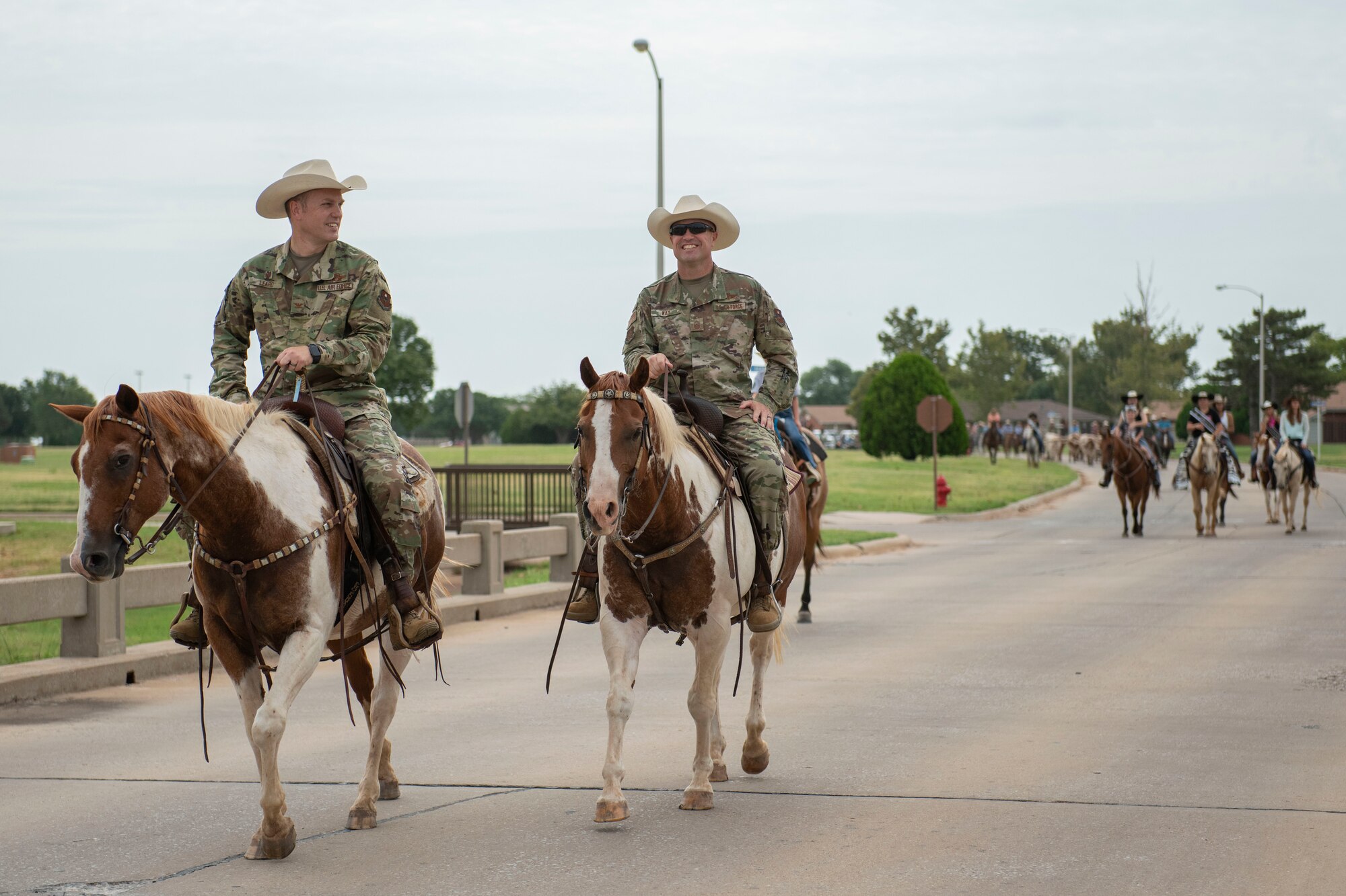 Cattle drive hosted on Altus AFB.