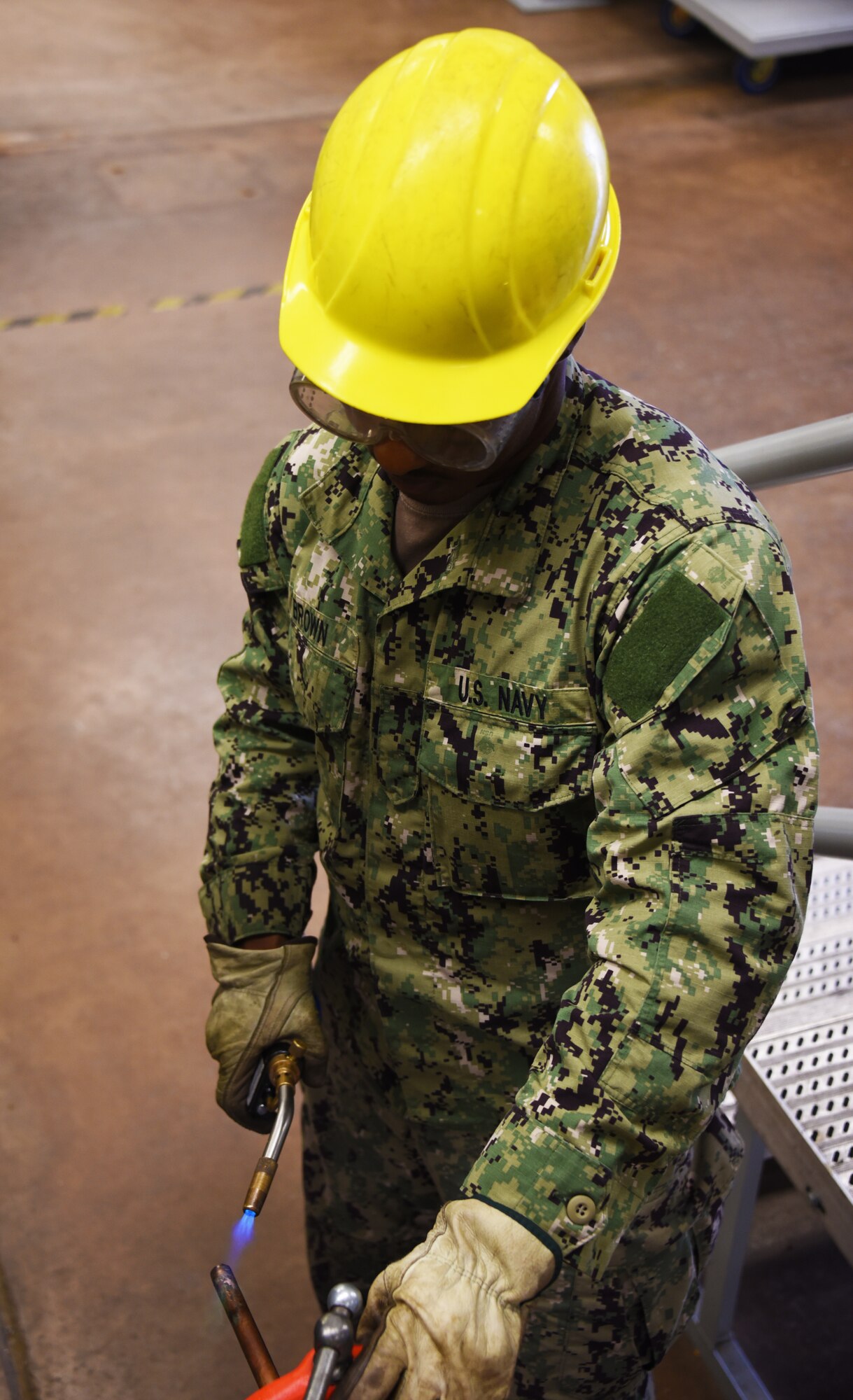 Seaman Recruit creates a hot water distribution system at Sheppard Air Force Base